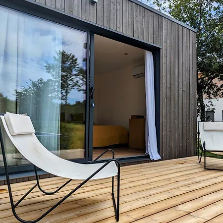 Tiny House Avec Piscine Proche Ocean Lodge Saint-Julien-en-Born