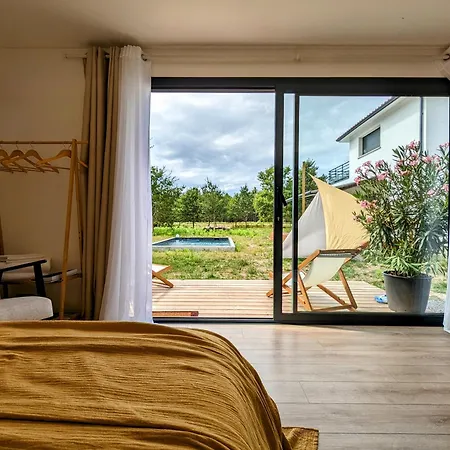 Lodge Tiny House Avec Piscine Proche Ocean *