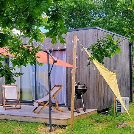 Tiny House Avec Piscine Proche Ocean Lodge Saint-Julien-en-Born